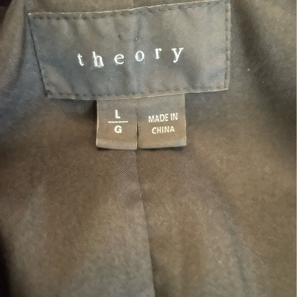 Theory Akashi K Moto Wool, Cotton and Cashmere Moto Jacket Large - Picture 13 of 15
